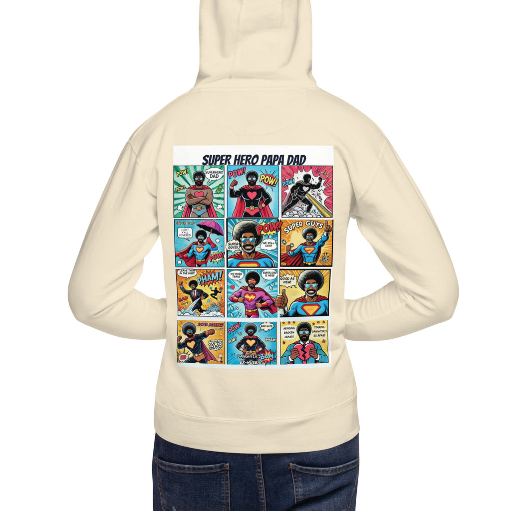 Super Hero Dad Comic Book Hoodie
