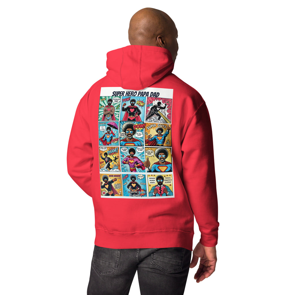 Super Hero Dad Comic Book Hoodie