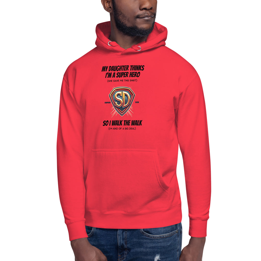 Super Hero Dad Comic Book Hoodie