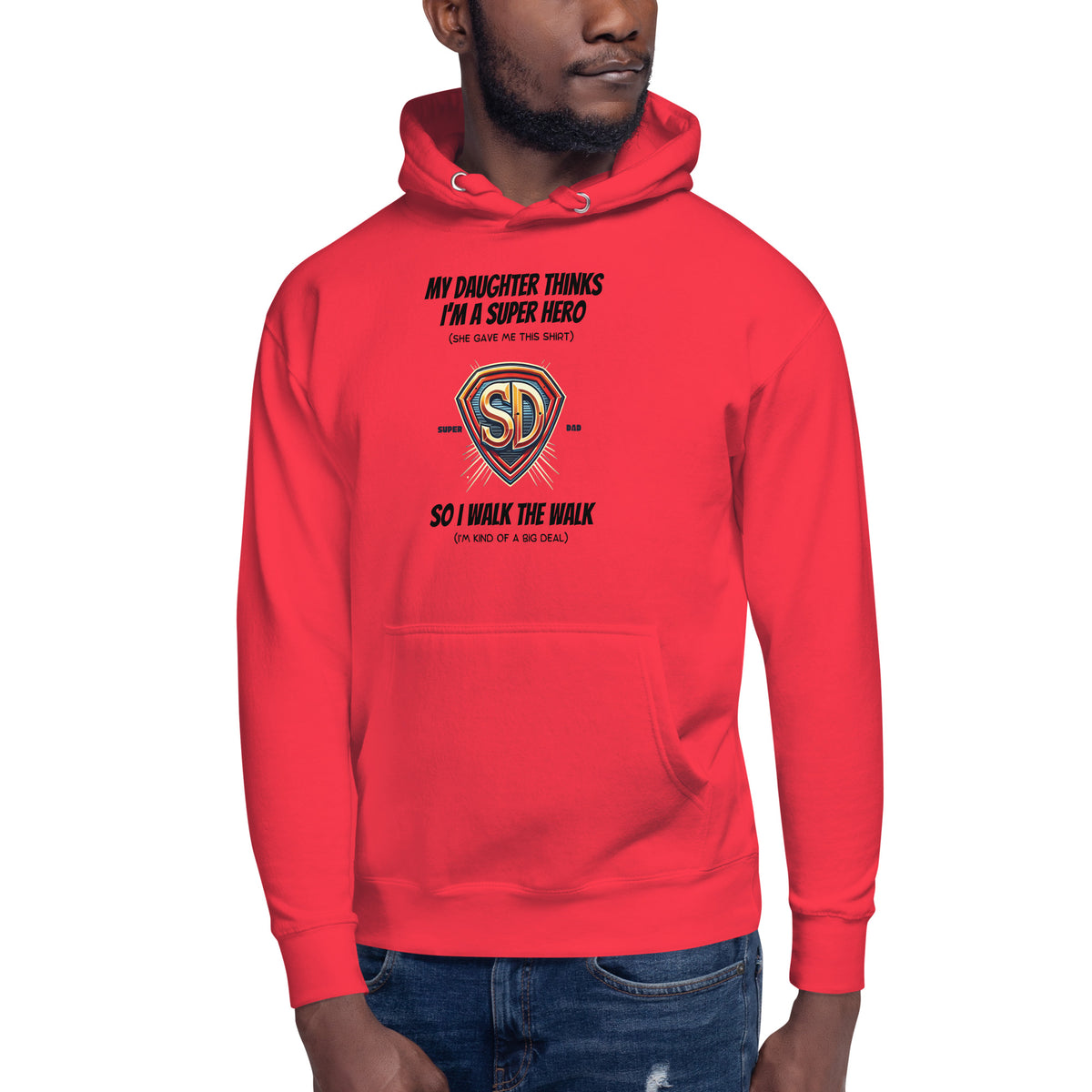 Super Hero Dad Comic Book Hoodie