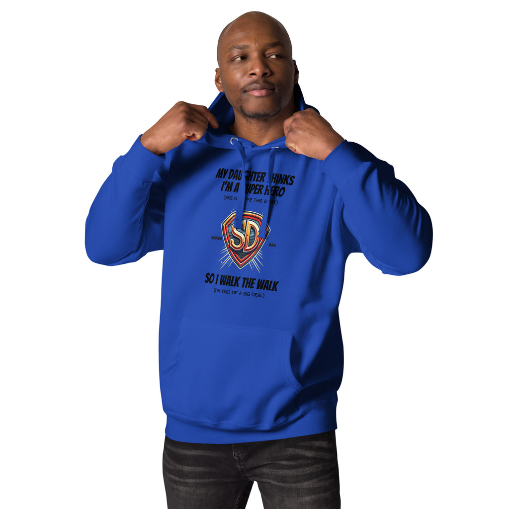 Super Hero Dad Comic Book Hoodie
